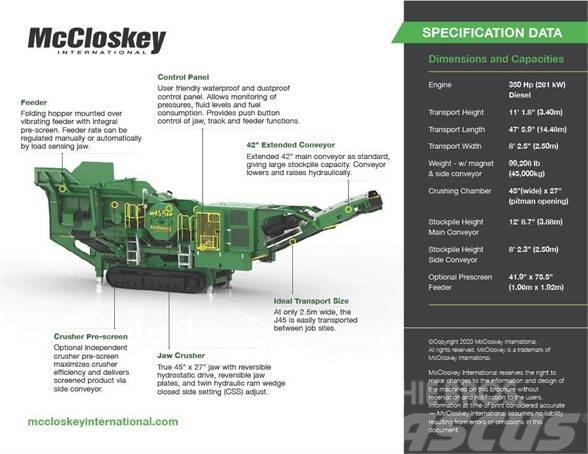 McCloskey J45 Törőgépek