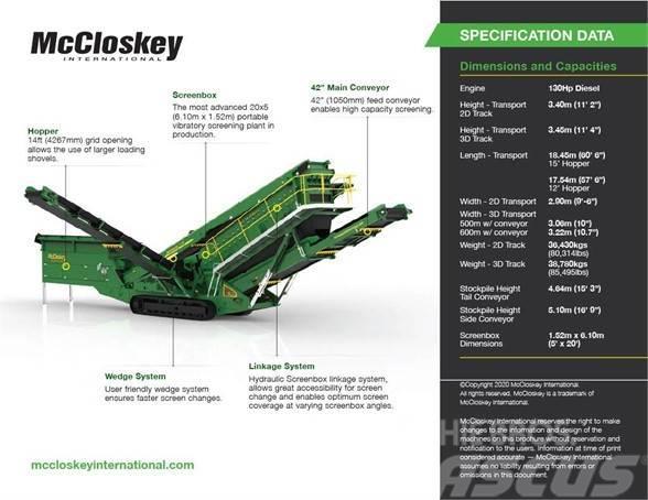 McCloskey S190 2DT Osztályozó berendezések