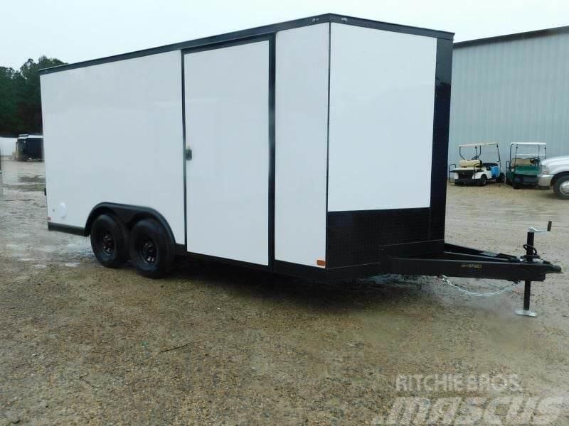  Covered Wagon Trailers 8.5x16 Vnose with 7' inside Egyebek