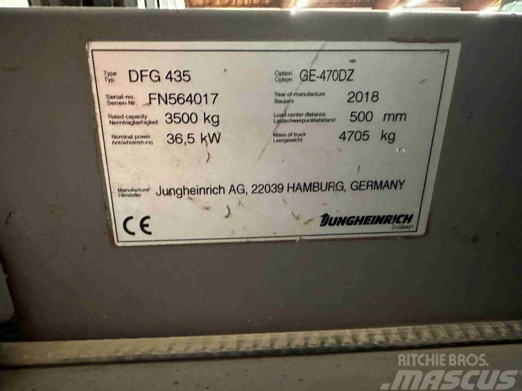 Jungheinrich DFG 435 - TRIPLEX 4,7 m Dízel targoncák