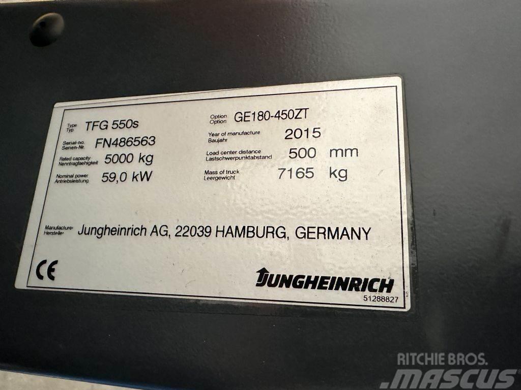 Jungheinrich TFG 550s - nur 1080 Stunden !!! Gázüzemű targoncák