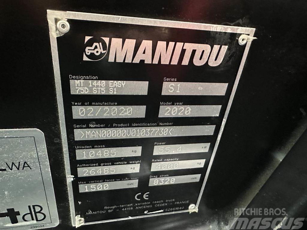 Manitou MT 1440 EASY - TOP ZUSTAND !! Teleszkópos rakodók