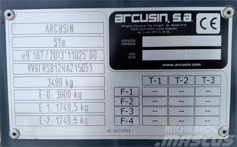 Arcusin Forstack Bálaszállító pótkocsi