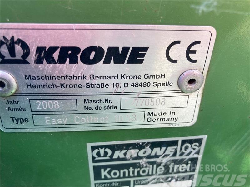 Krone Easycollect 1053 széna- és takarmánygép tartozékok