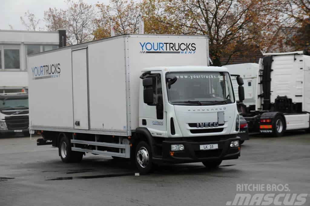 Iveco Eurocargo 120E18 EEV Koffer 7,5m Seiten Tür LBW Dobozos teherautók