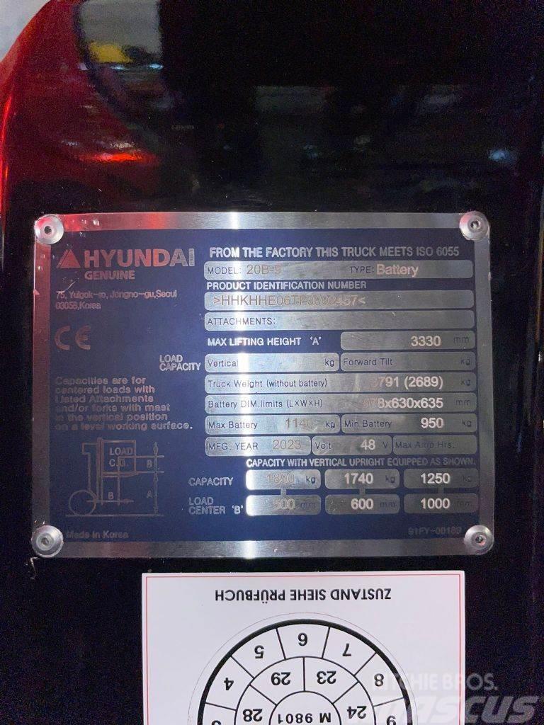 Hyundai 20B-9 Elektromos targoncák