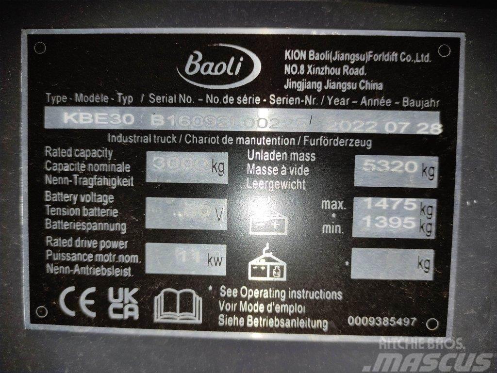 Baoli KBE30 Elektromos targoncák