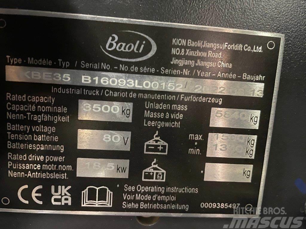 Baoli KBE35 Elektromos targoncák